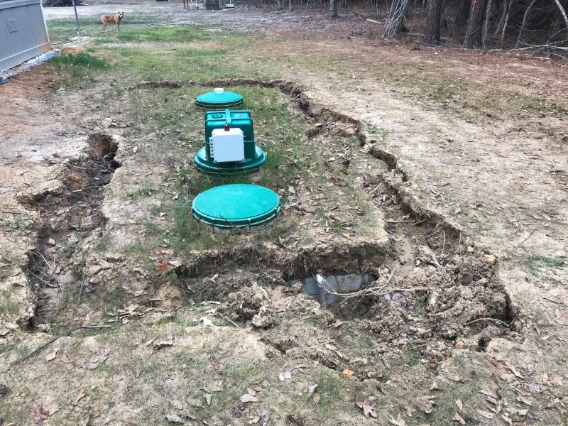 Septic System Installation in Summer